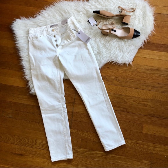 white mom jeans zara
